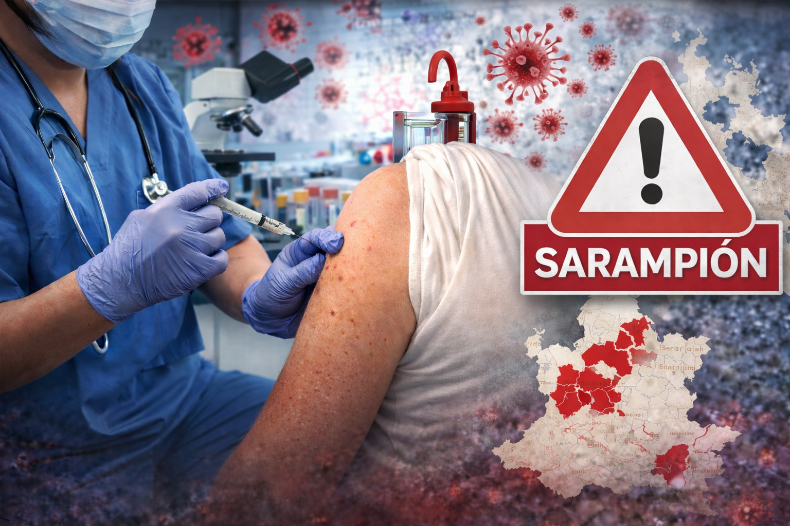 El sarampión avanza en Puebla; contagios se expanden a más municipios