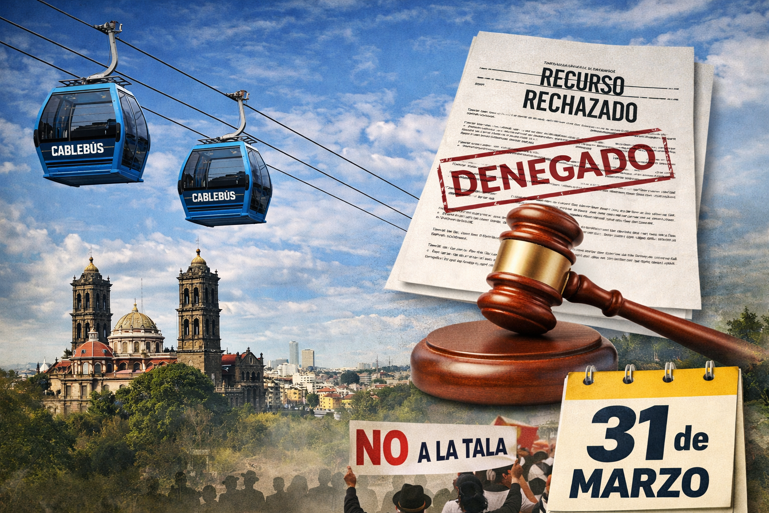 Cablebús avanza; tribunal descarta suspensión definitiva