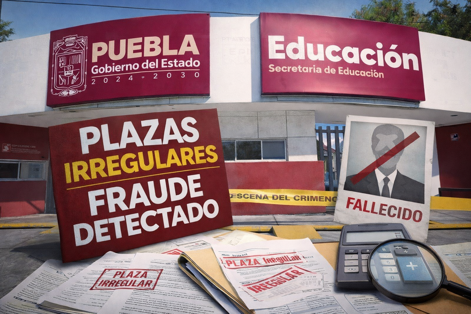 Destapan fraude en SEP Puebla: recuperan más de 300 plazas irregulares