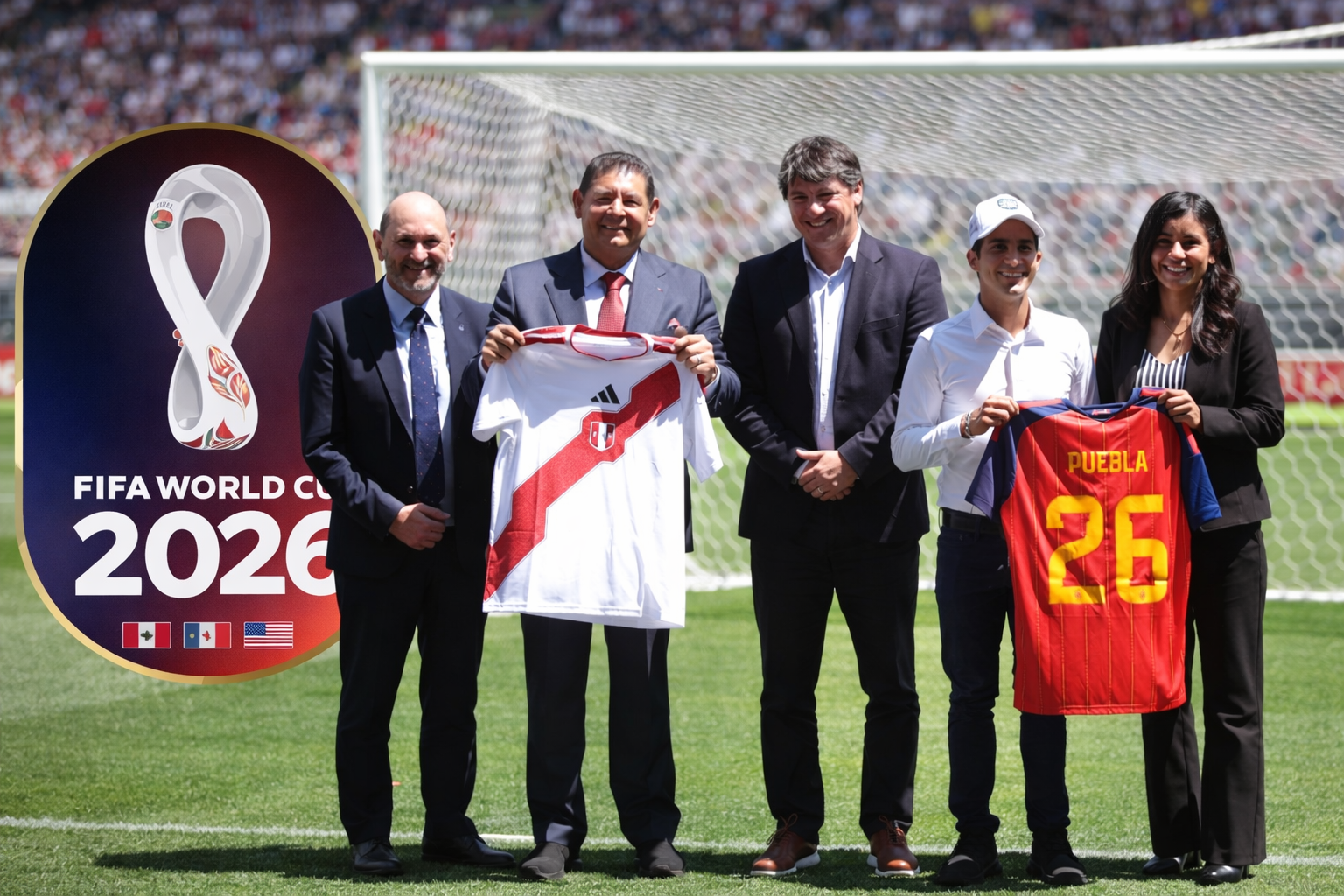 Puebla se pone la camiseta mundialista